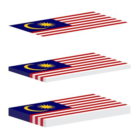 Premium Vector | 3D Malaysia Flag Vector