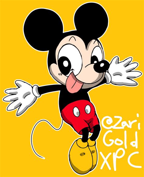 Mickey Mouse ART TRADE by ZarigoldXPC on DeviantArt