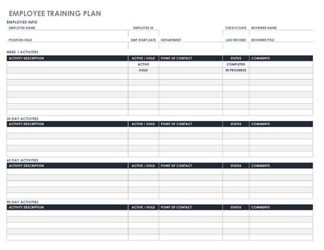 43 Employee Training Plan Templates (Word & Excel) ᐅ TemplateLab