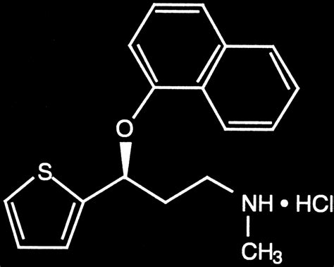 Duloxetine hydrochloride. Chemical name:... | Download Scientific Diagram