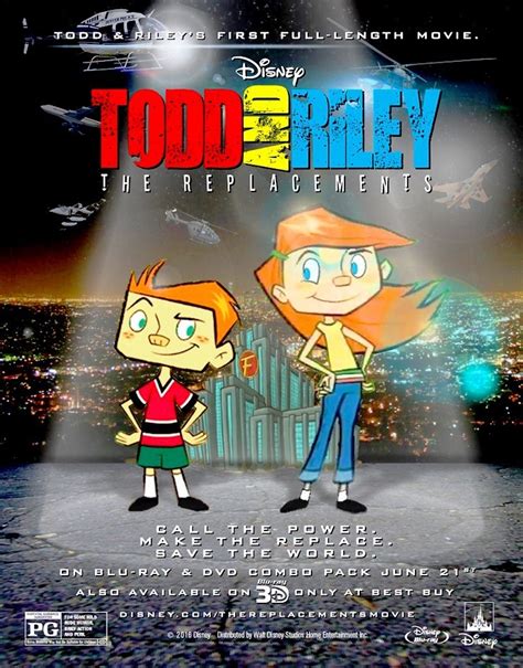 Image - Disney Blu-ray Todd & Riley The Replacements Inlay.jpg | Disney Channel Wiki | FANDOM ...