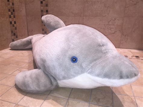 Large Dolphin Stuffed Animal Sea World Huge Soft Plush Toy Pillow 40" | #1799504135