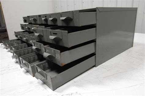 24 Drawer Industrial Metal Small Parts Bin Cabinet 34"x17"x10-1/2" | eBay