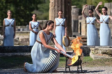 Olympic flame for 2022 Winter Olympic Games lit in Greece - CGTN