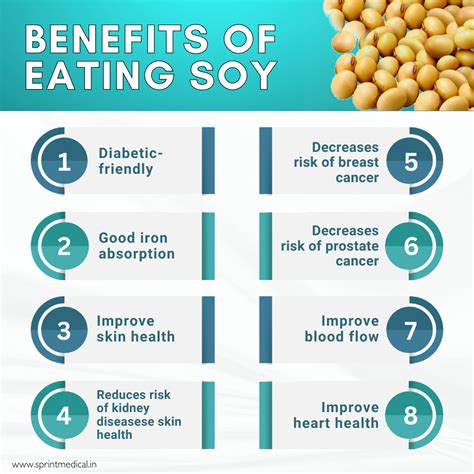 8 Health Benefits Of Eating Soy | Daily Infographic