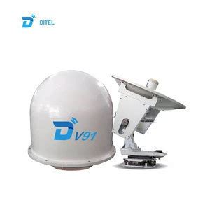 Buy Ditel V91 Ku Band 90cm 3-axis Mobile Satellite Vsat Communication Antenna For Boat from ...