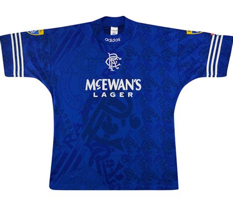 Rangers 1995-96 Kits