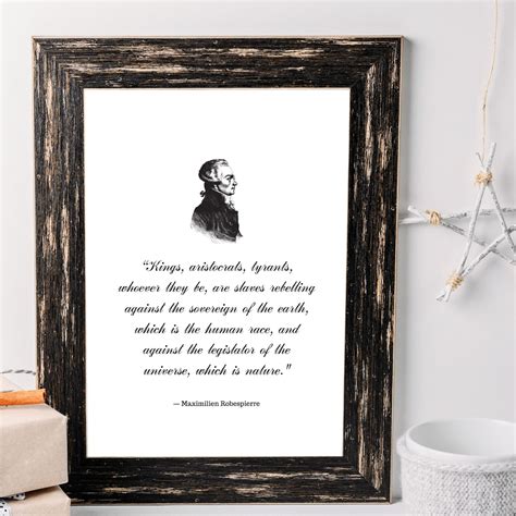 Maximilien Robespierre Quote,history Quote Print, Inspiring Poster, Art Decoration, Wall Art ...