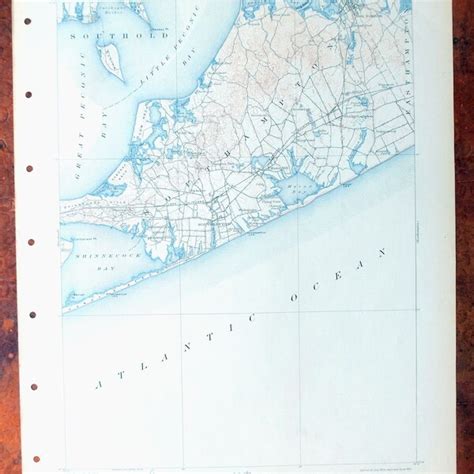 Peconic Bay Map - Etsy