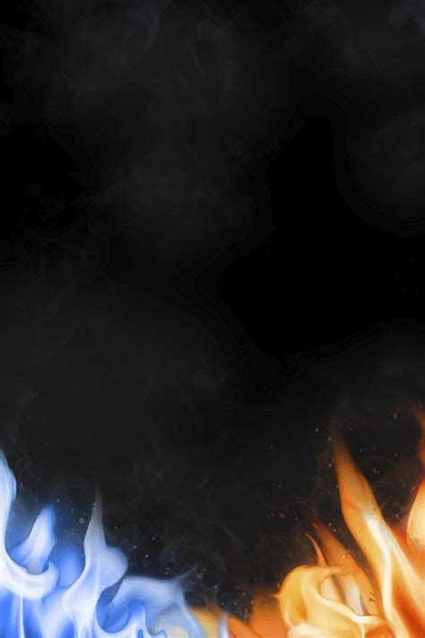 Flame border background, black realistic | Free Vector - rawpixel