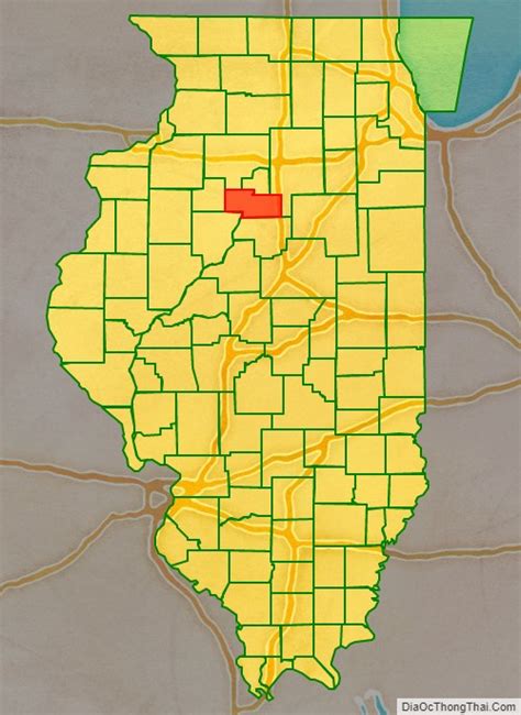 Map of Marshall County, Illinois - Địa Ốc Thông Thái