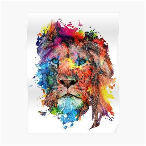 "Lion" Poster for Sale by rizapeker | Redbubble