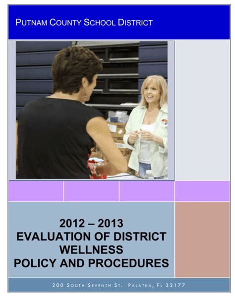 Putnam County School District Wellness Policy Review