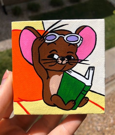 Mini Canvas Art / Tom and Jerry - Etsy