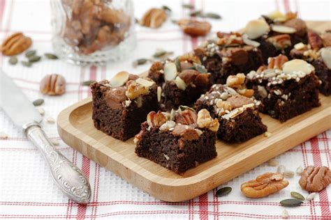 Gluten Free Brownies with Nuts and Seeds | Lil' Cookie