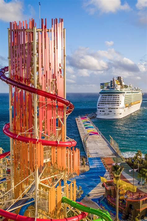 CocoCay, Bahamas | Are you brave enough to cross the tallest waterslide ...