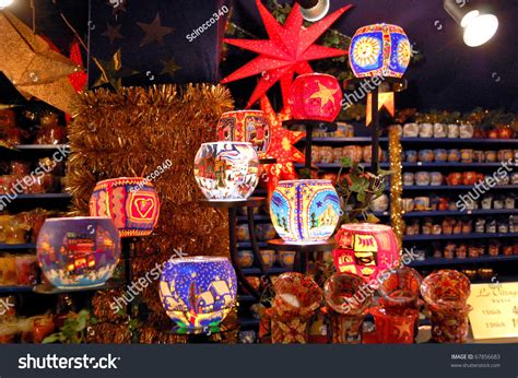 Candle Lights Christmas Market Germany Stock Photo 67856683 - Shutterstock