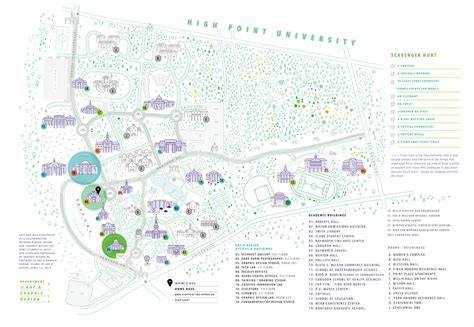 Map Design | High Point University on Behance