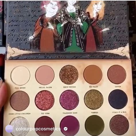 ColourPop Disney Hocus Pocus Full Collection 12pc Limited Edition ...