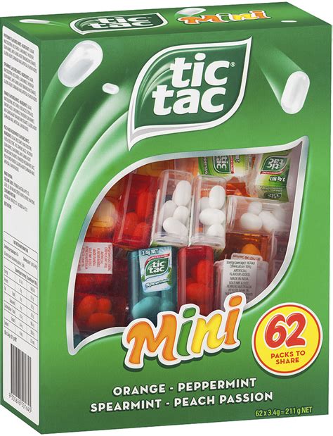 Tic Tac Mini Variety Pack 211g - 62 Mini Packs for $2 + Shipping (Free with Club Catch - No ...