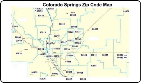 Colorado Springs Zip Code Map – Get Map Update