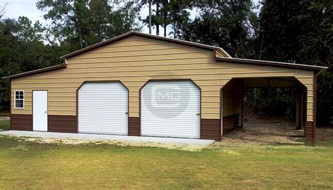 Enclosed Carport | Enclosed Metal Buildings at Lowest Prices