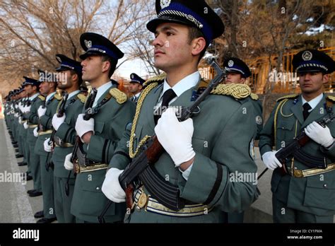 graduation of Afghan National Police officers in Kabul Stock Photo - Alamy