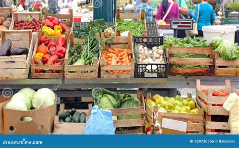 Food Market Stall stock photo. Image of grocery, ripe - 289730556