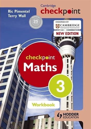 Hodder Publishers: Cambridge Checkpoint 3 Mathematics Work Book (year 9) | Homeschool Books