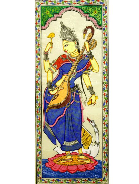 Pattachitra Art - Tussore Silk Painting