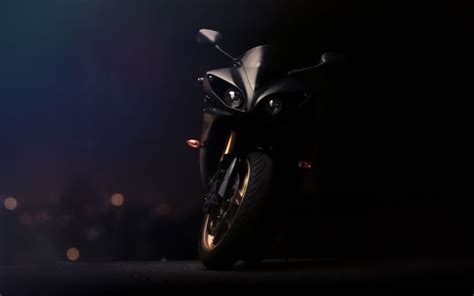 black sports bike Yamaha YZF #R1 #vehicle #bicycle #1080P #wallpaper #hdwallpaper #desktop ...