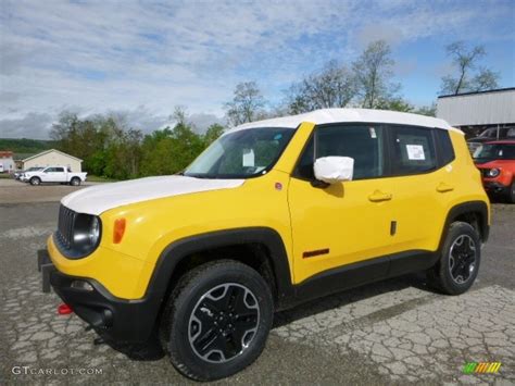 2017 Solar Yellow Jeep Renegade Trailhawk 4x4 #120285797 Photo #20 | GTCarLot.com - Car Color ...