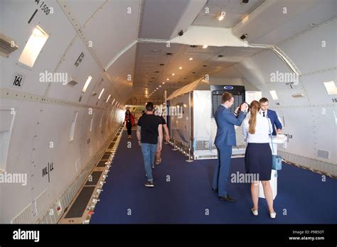 Farnborough,UK,17th July 2018,Cargologic air Boeing 747-8F interior on display at Farnborough ...