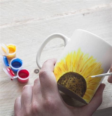 Ceramic Mug Painting Kit By The Crafty Hen | notonthehighstreet.com