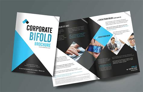 Corporate Bifold Brochure Design Templates – Freedownload With Regard ...