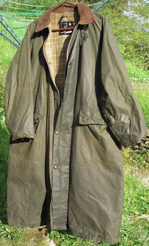 Vintage Britton Wax/Waxed Cotton Trench/Riding/Jacket/Coat Buxton Medium 48/50 | Riding jacket ...