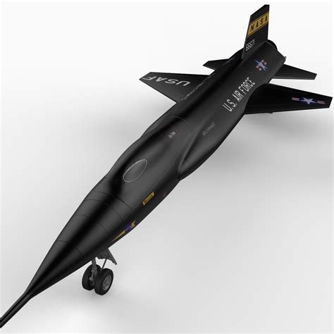 X15 Rocket Plane 3D Model .obj .3ds .c4d .lwo .lw .lws .ma .mb .hrc .xsi - CGTrader.com