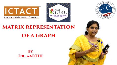 Matrix Representation of Graph - YouTube