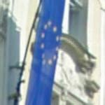 European Union flag in Prague, Czech Republic (Google Maps) (#9)