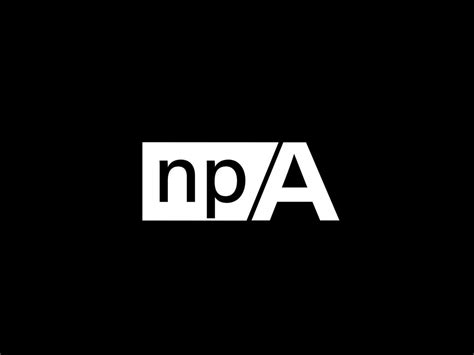 NPA Logo and Graphics design vector art, Icons isolated on black background 19585124 Vector Art ...