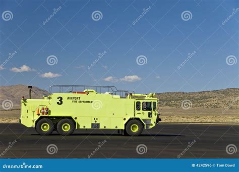 Yellow Fire Truck Royalty Free Stock Image - Image: 4242596