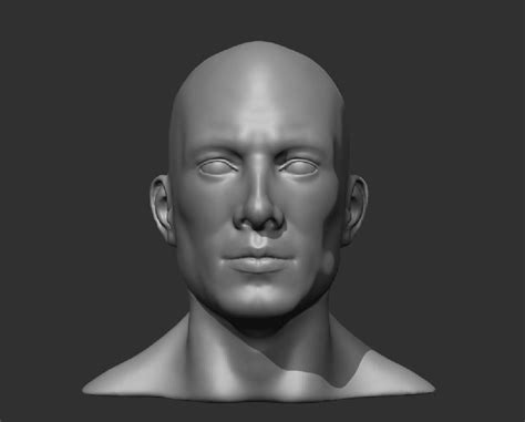 ArtStation - Realistic Male Head 3D Model | Game Assets