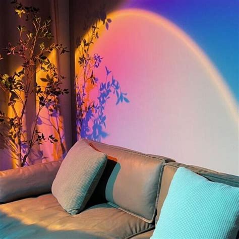 Sunset Lamp in 2021 | Cozy bedroom lighting, Led lighting bedroom, Cute ...