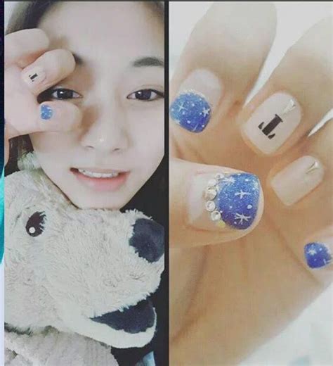 Tzuyu 💙pretty nails Age, Pretty Nails, Beauty, Cute Nails, Belle Nails, Beauty Illustration ...