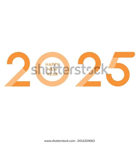 2025 Logo Text Design 2025 Number Stock Vector (Royalty Free ...