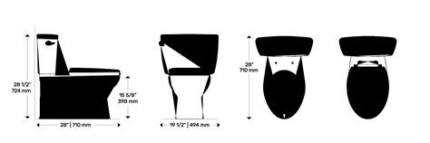 Dimensions For A Standard Toilet - Best Design Idea