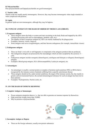 Antigens notes | PDF