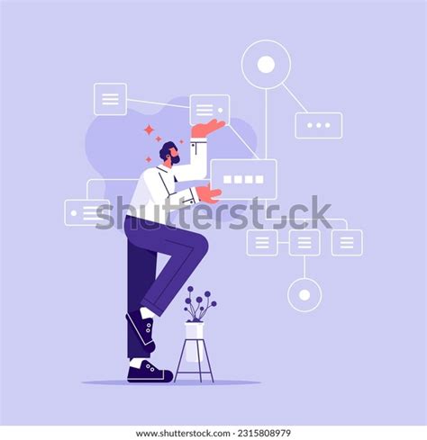 1,756 Flow Diagram Cartoon Images, Stock Photos & Vectors | Shutterstock