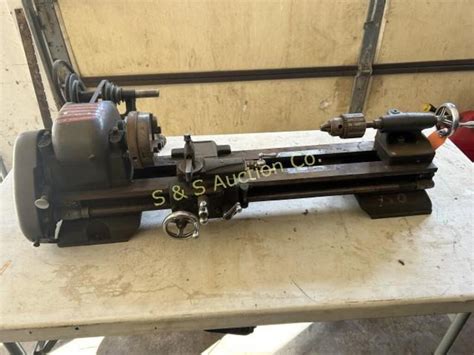 Craftsman Metal Lathe Model 101.07301 with Tooling | Live and Online Auctions on HiBid.com