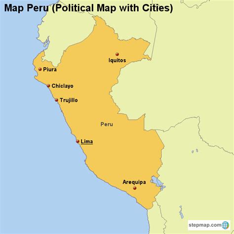 Map Of Peru With Cities